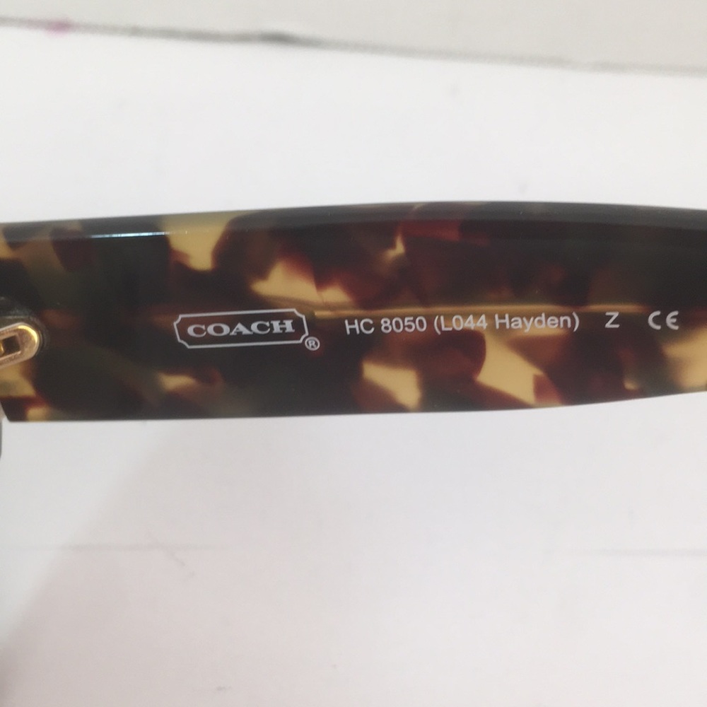Coach Sunglasses Hayden Dark Vintage Tortoise with case - Picture 5 of 16